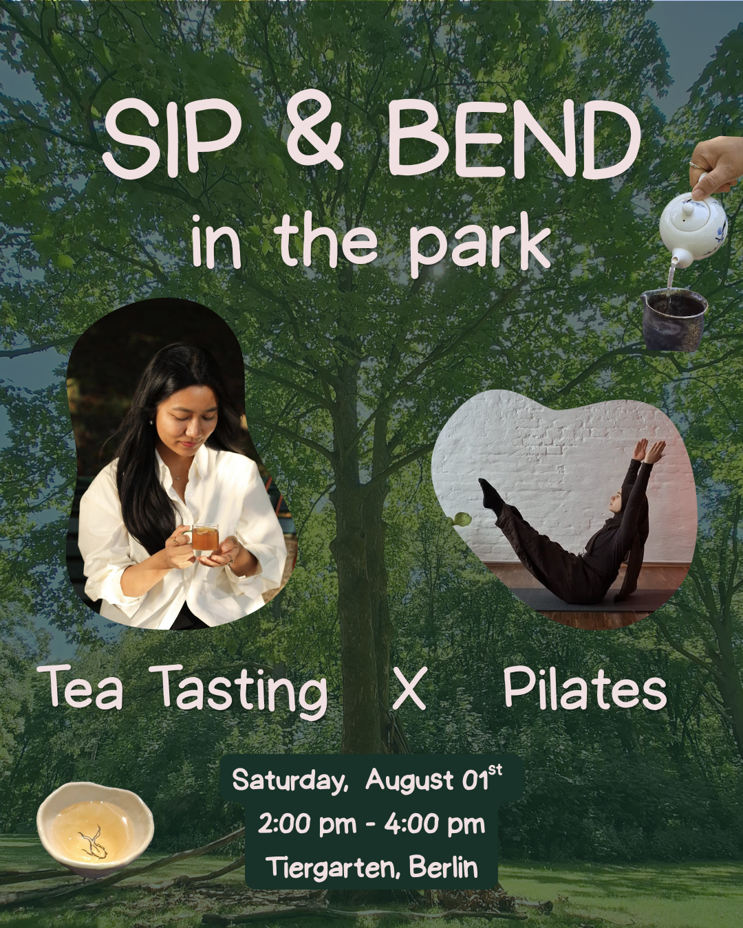 Pilates X Tea Tasting in the park